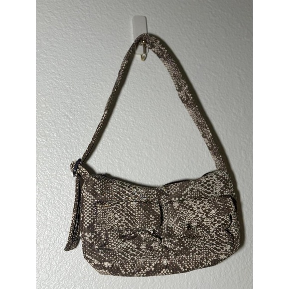 BAGGU Handbags - Baggu SnakeSkin Cargo Shoulder Bag